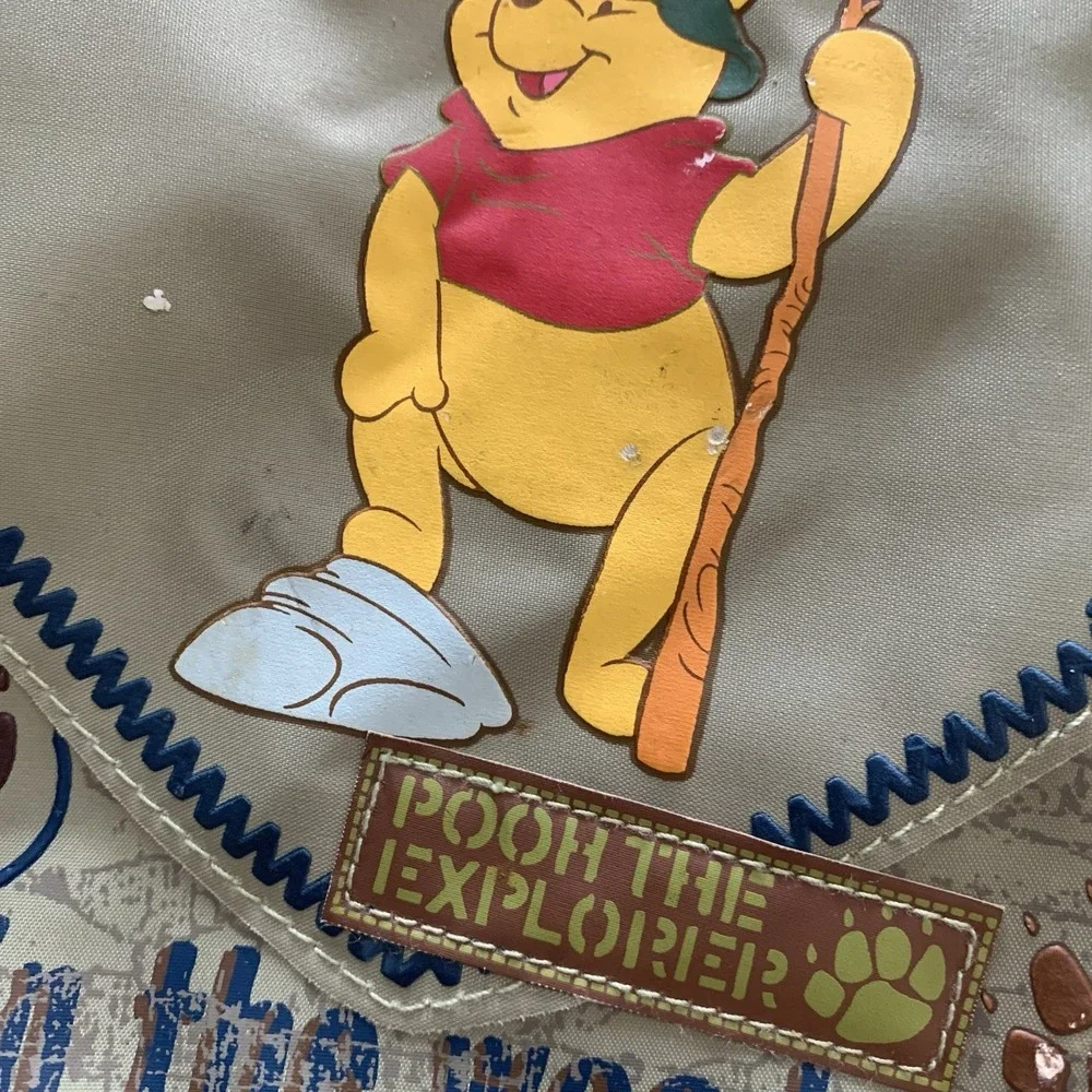Vintage Disney Winnie The Pooh Adventure Backpack Kids In‎ the Woods Small READ